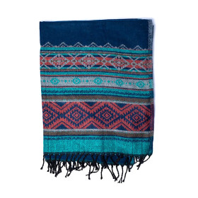 Châle de méditation Océan -- 200x100cm