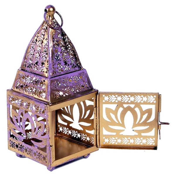 Lumière d'ambiance Lanterne Lotus -- 8.5x8x19 cm
