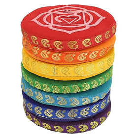 Coussins pour bols chantants SET 7 chakra -- 9.5 cm