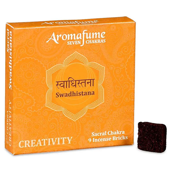 Aromafume briques d'encens Chakra 2°chakra -- 40 g