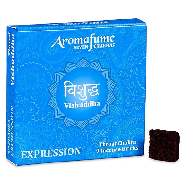 Aromafume briques d'encens Chakra 5°chakra -- 40 g