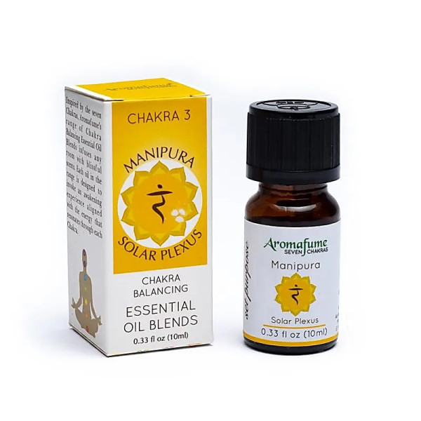 Mélange huiles essentielles de chakra Manipura -- 10 ml