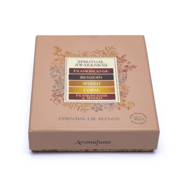 SET de 5 mélanges d'huiles essentielles en résine Aromafume -- 5x10ml