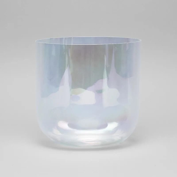 Bol chantant cristal clair cosmic note FA 432 hz + sac -- 20cm