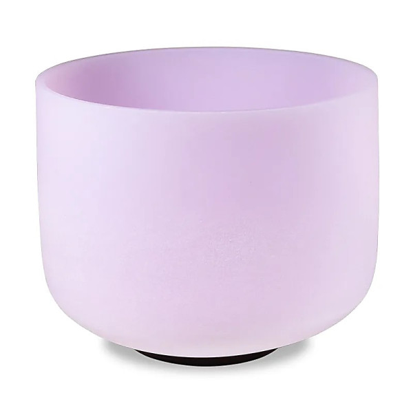 Bol chantant cristal rose C-note 432 Hz -- ±20 cm