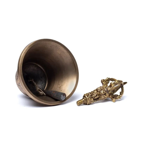 Cloche avec Ganesh et Om M -- 8x15.7cm