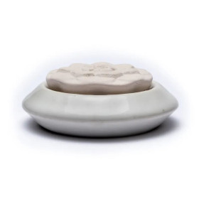 Diffuseur en pierre aromatique lotus blanche -- 7.5cm
