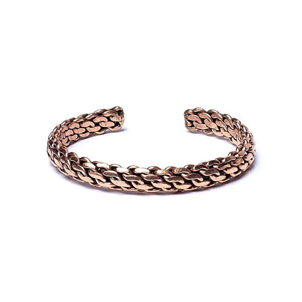 Bracelet chaîne couleur bronze -- 6.5cm