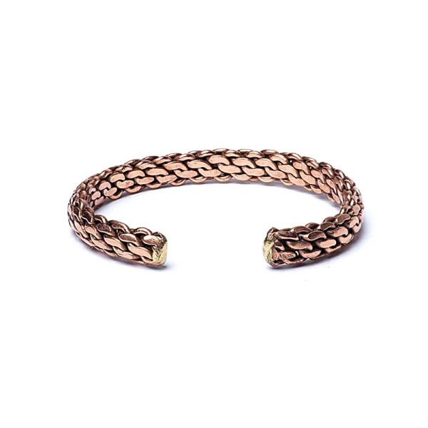 Bracelet chaîne couleur bronze -- 6.5cm