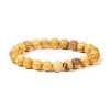 Bracelet Palo Santo perles rondes M élastique -- 0.8 cm