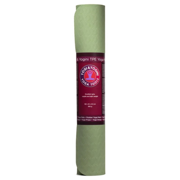 Yogi & Yogini Premium tapis de Yoga TPE  vert