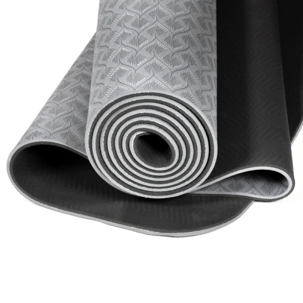 Yogi & Yogini Premium tapis de Yoga TPE anthracite -- 950 g