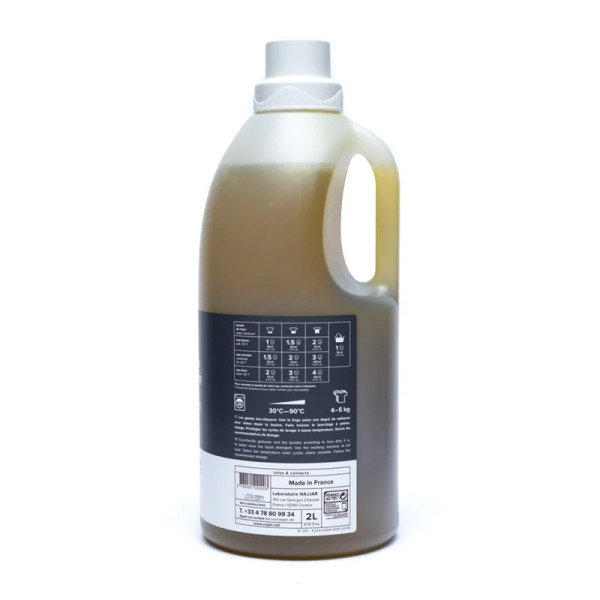 Najel Lessive liquide au savon d'Alep senteur ambre & oudh -- 2000 ml