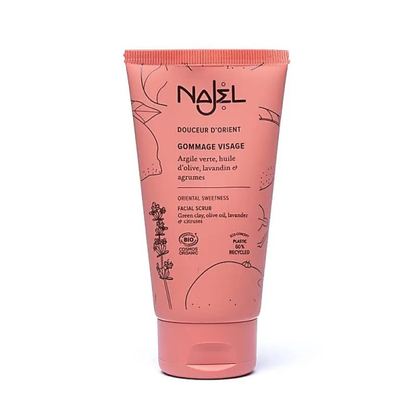 Najel gommage faciale douceur orientale BIO -- 75 ml