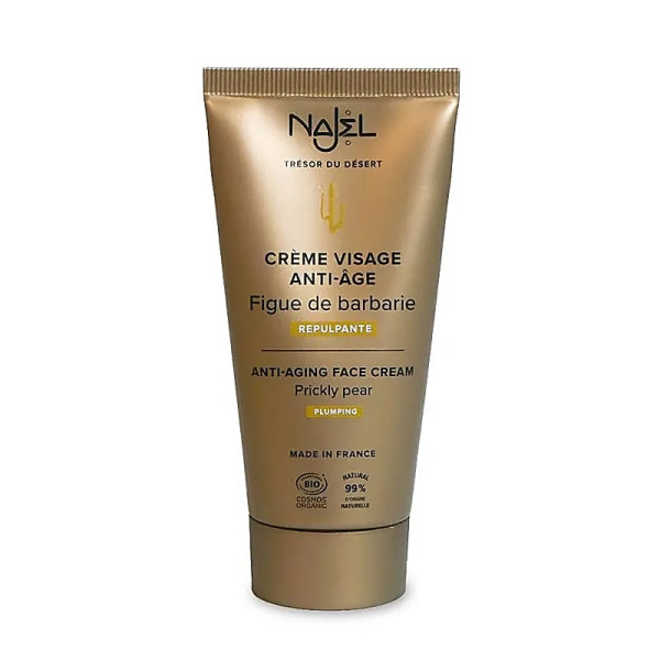 Najel crème visage anti-âge à la figue de barbarie bio -- 50ml
