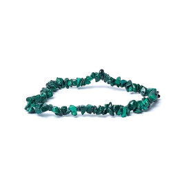 Bracelet élastique chips de malachite -- ±0.4cm