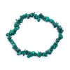 Bracelet élastique chips de malachite -- ±0.4cm