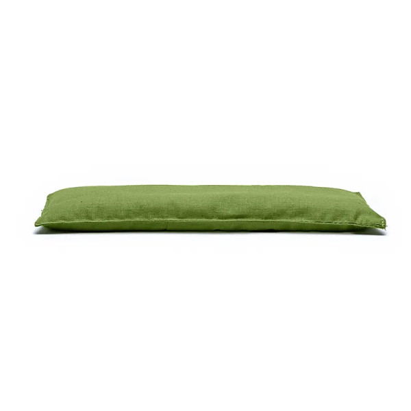 Coussin pour les yeux Lavande Bio vert olive -- 140 g； 22x8