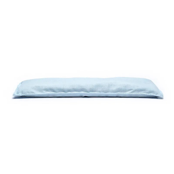 Coussin pour les yeux Lavande Bio bleu clair -- 140 g； 22x8