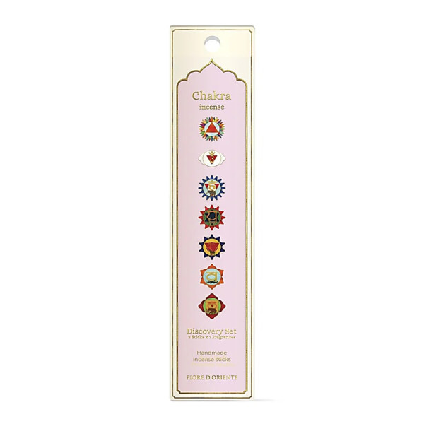 Coffret découverte d'encens Fiore d'Oriente Chakra -- 42g