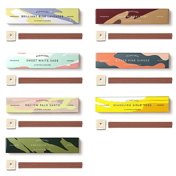 Set: Encens Scentsual 7 x 12 boites -- 11g