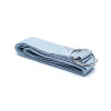 Sangle de yoga D-ring coton gris -- 183x4cm