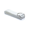 Sangle de yoga D-ring coton blanc -- 183x4cm