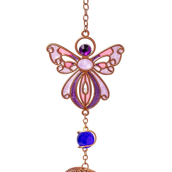 Carillon ange rose -- ±50cm