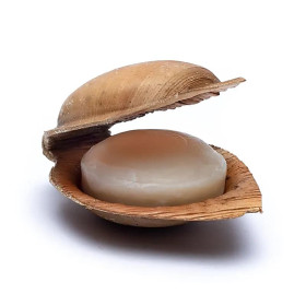 Holy Lama Savon en feuille de palmier à la Lavande -- 100 g