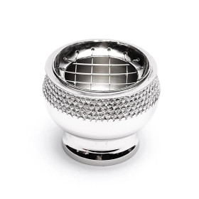 Brûle encens laiton nickelé plaqué -- 6x5cm