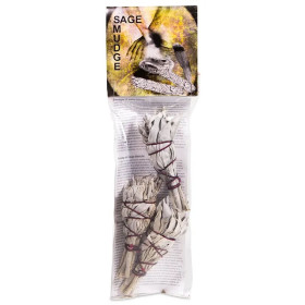 Smudge Sauge blanche confection de 3 -- ±10-20 g； 12x4 cm