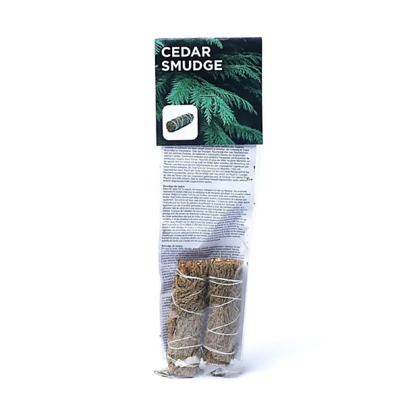 Smudge de cèdre s set de 2 -- ±10-11cm； ±25-35g