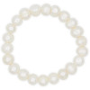 Bracelet Perles de pommes de terre blanches -- ±0.8cm