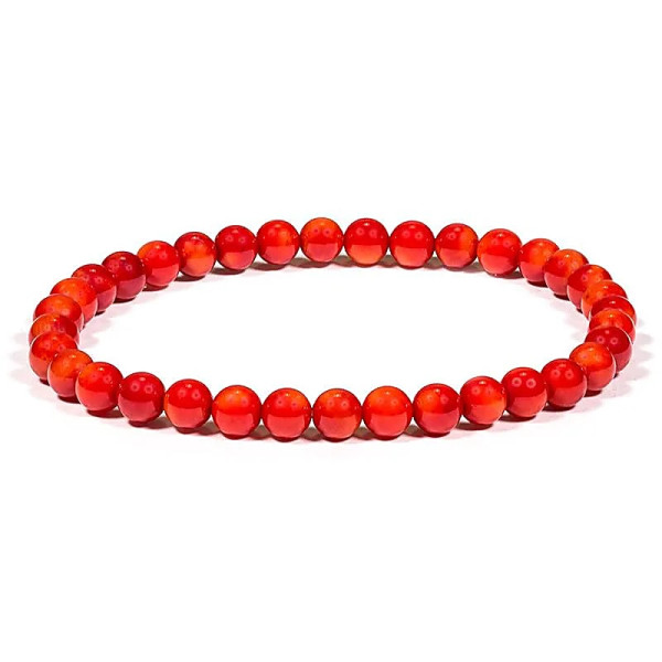 Bracelet Corail Bambou -- ±0.6cm