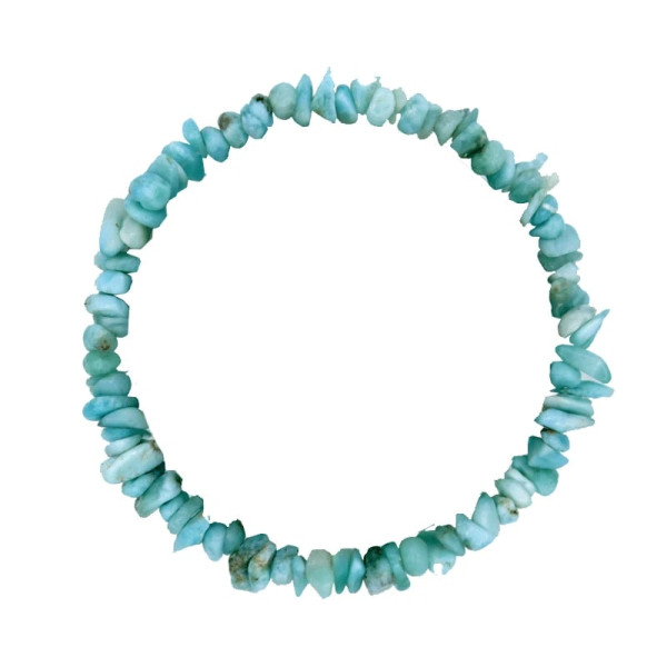 Bracelet en larimar -- ±0.6cm