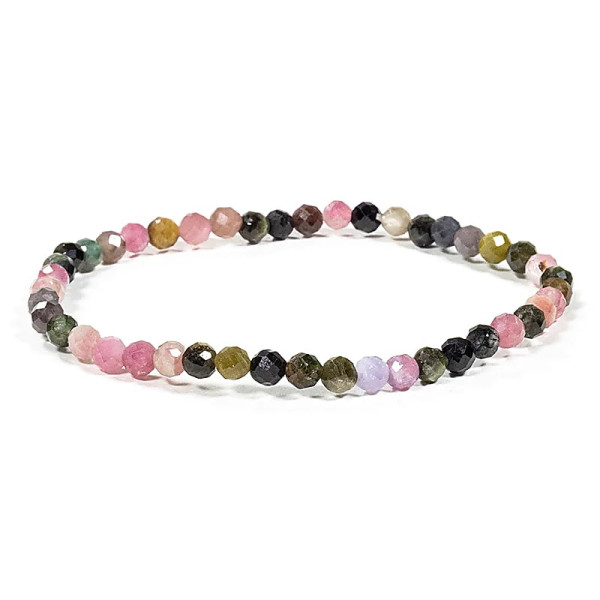 Bracelet tourmaline multicolore -- ±0.4 cm