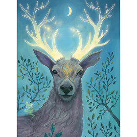 Bloc-notes Cerf -- 12,5x9,5cm