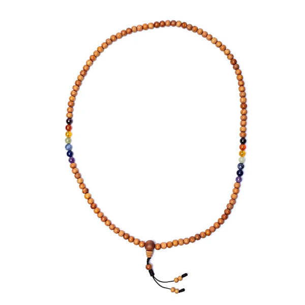 Mala chakra kadam 108 perles -- 0,8 cm