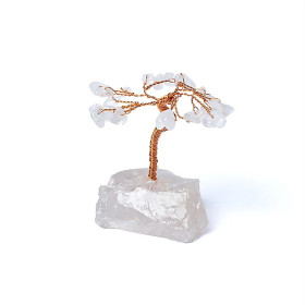 Arbre de Cristal de roche -- 8x5cm； 85g