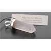 Pendentif Quartz Rose Forme pointe