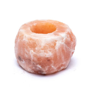Bougeoir en cristal de sel -- 800-1200gr