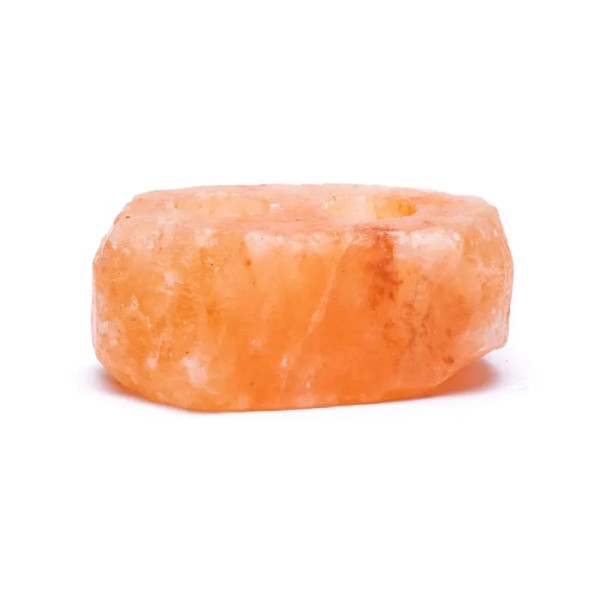 Bougeoir en cristal sel 2 bougies chauffe-plat -- 2000-3000 g