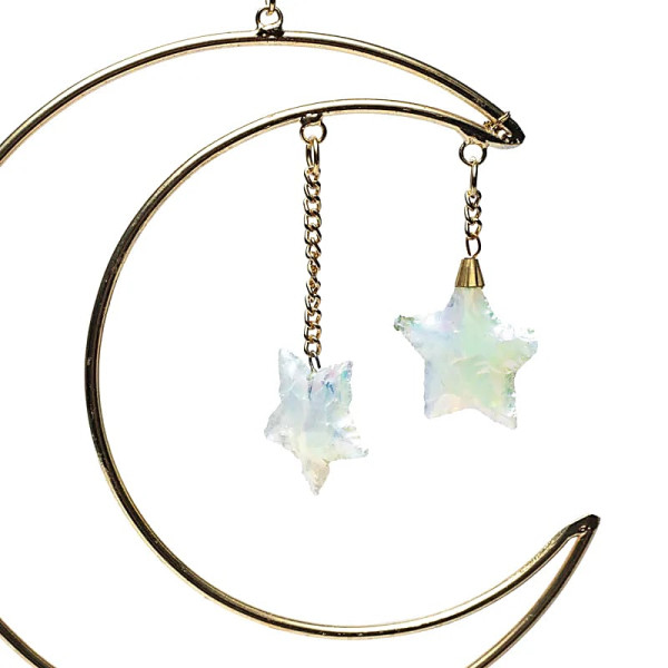 Pendentif fenêtre Croissant de lunes -- ± 38x18cm