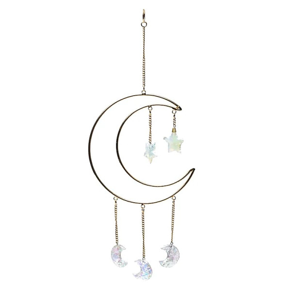 Pendentif fenêtre Croissant de lunes -- ± 38x18cm