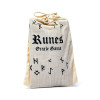 Jeu Oracle Runes en céramique dans un sac en coton - 155g