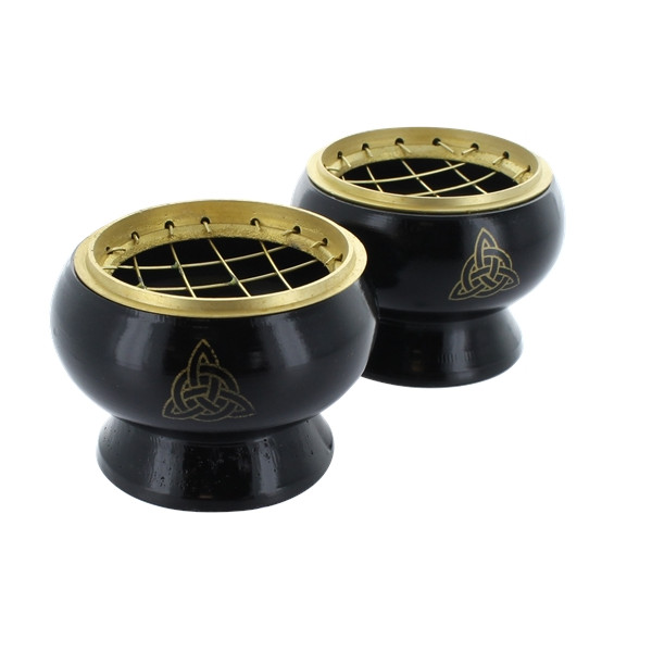 Brûle-encens coloris noir modèle Celtic