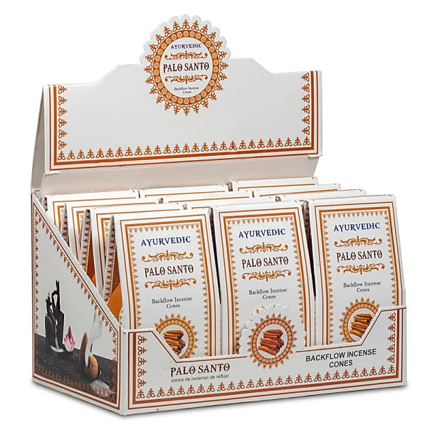 Cônes déncens à refoulement Ayurvedique Palo Santo -- 30 g