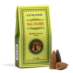 Cônes déncens à refoulement Ayurvedique Nag Champa -- 30 g