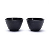 Set de 2 tasses à thé émaillées de style japonais -- 120 ml； 5.5x8cm