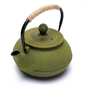 Théière émaillée Tetsukyusu 0,6 litre verte